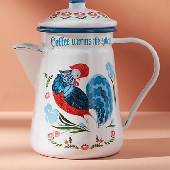 Anthropologie Jennifer Paxton Parker Svenska Teapot - Picture 1 of 3